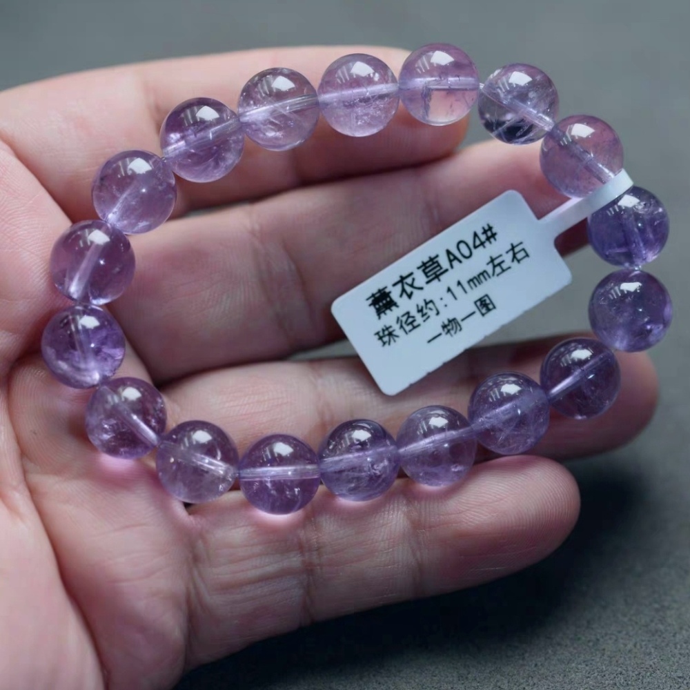 Genuine Amethyst Bracelet Authentic Gemstone Bracelet by jewelcraftbox - AA Grade Purple Amethyst Crystal Bracelet - Energy Healing Bracelet