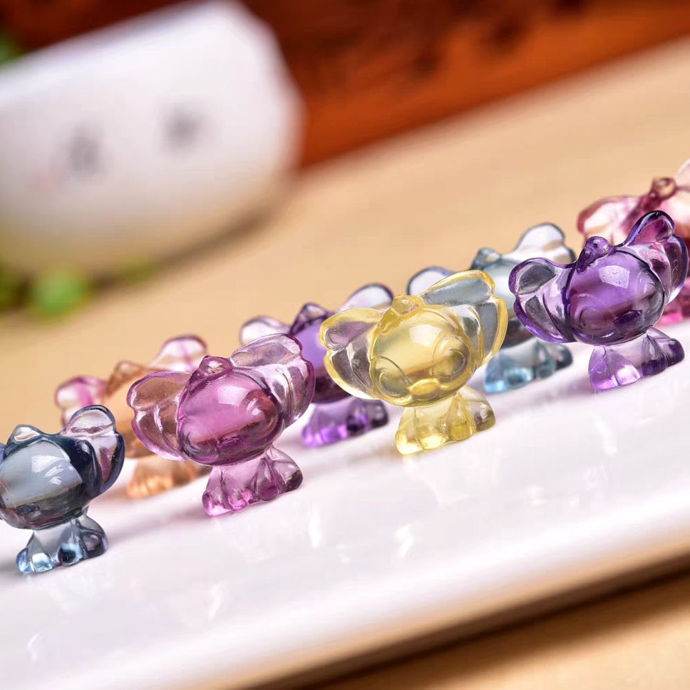 Rainbow Fluorite Stitch Pendant,Natural Gemstone Pendant For Jewelry Making