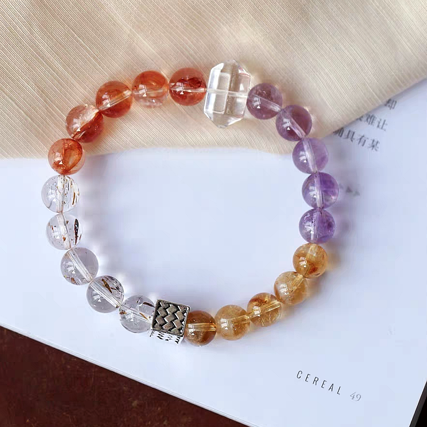 Multi Gemstone Bracelet,Relax Gemstone Bracelet for women, Girl Bracelet Gift
