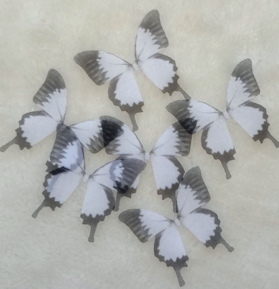Wedding Dress Butterfly Lace Applique,Gown Dress Headdress Jewelry Bridal Accessories ,10 Sizes Optional