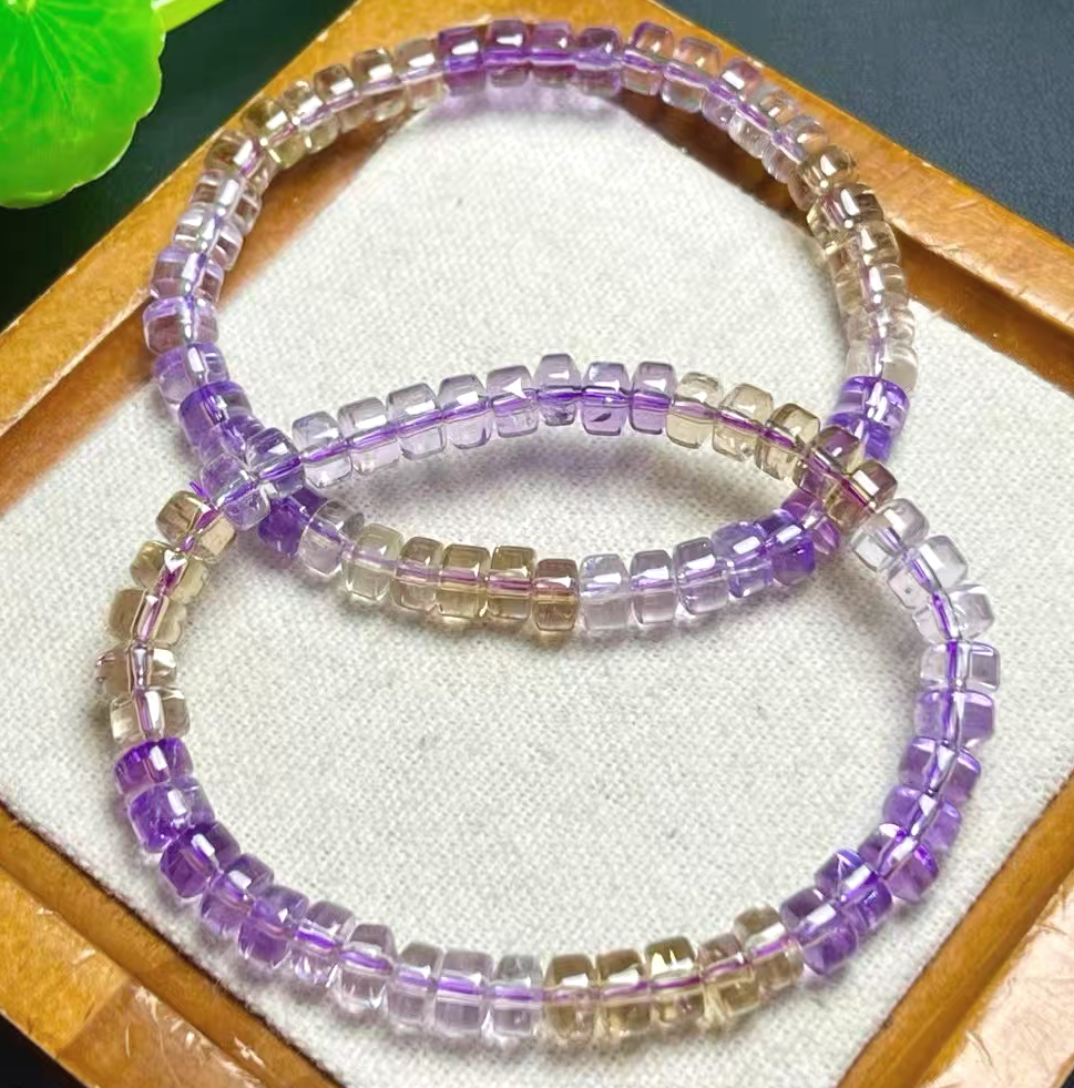 Healing crystal Bracelet For Women,Dainty Gemstone Bracelet Jewelry Gift For Her-6*3MM
