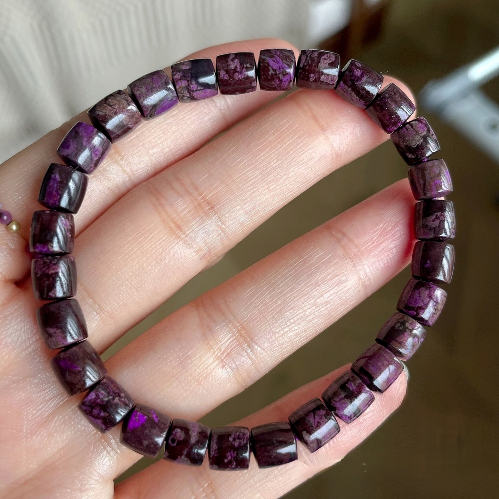 Sugilite Bracelet, Women Bracelet, Anti Cancer bracelet ,Sugilite jewelry