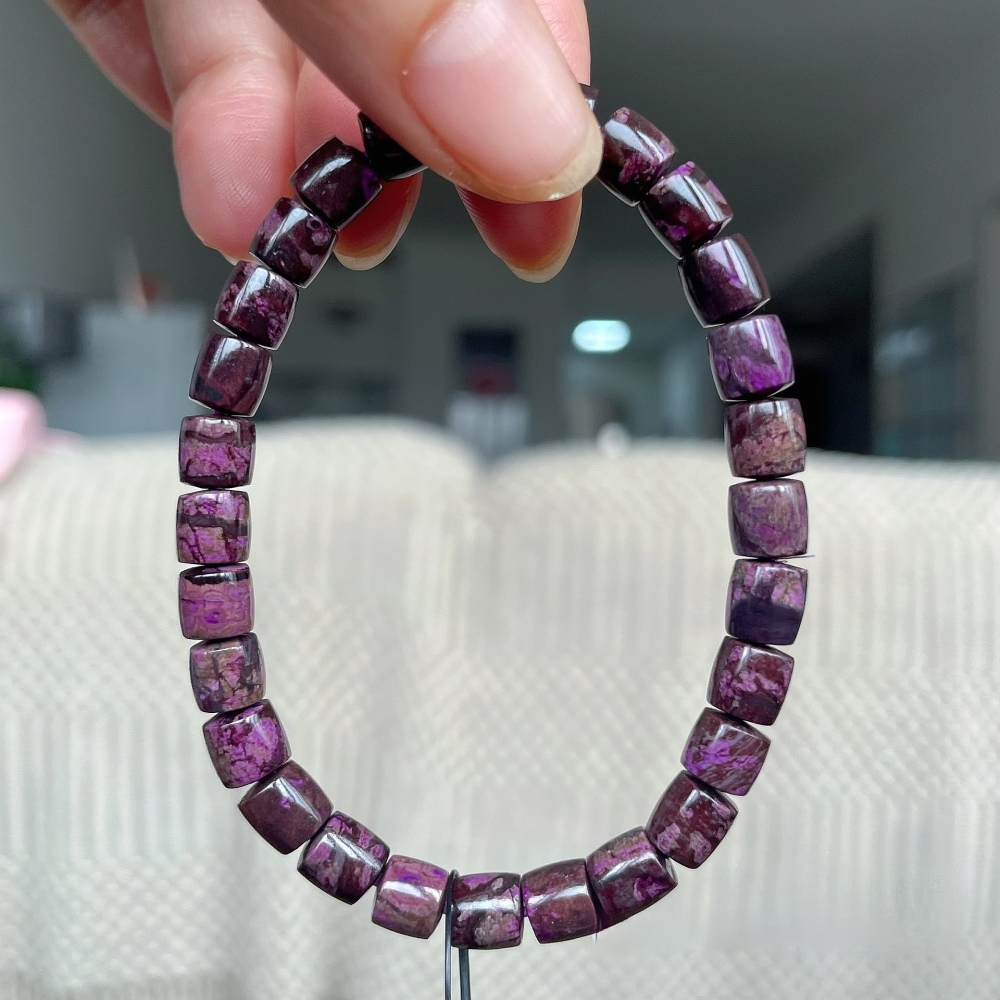 Sugilite Bracelet, Women Bracelet, Anti Cancer bracelet ,Sugilite jewelry