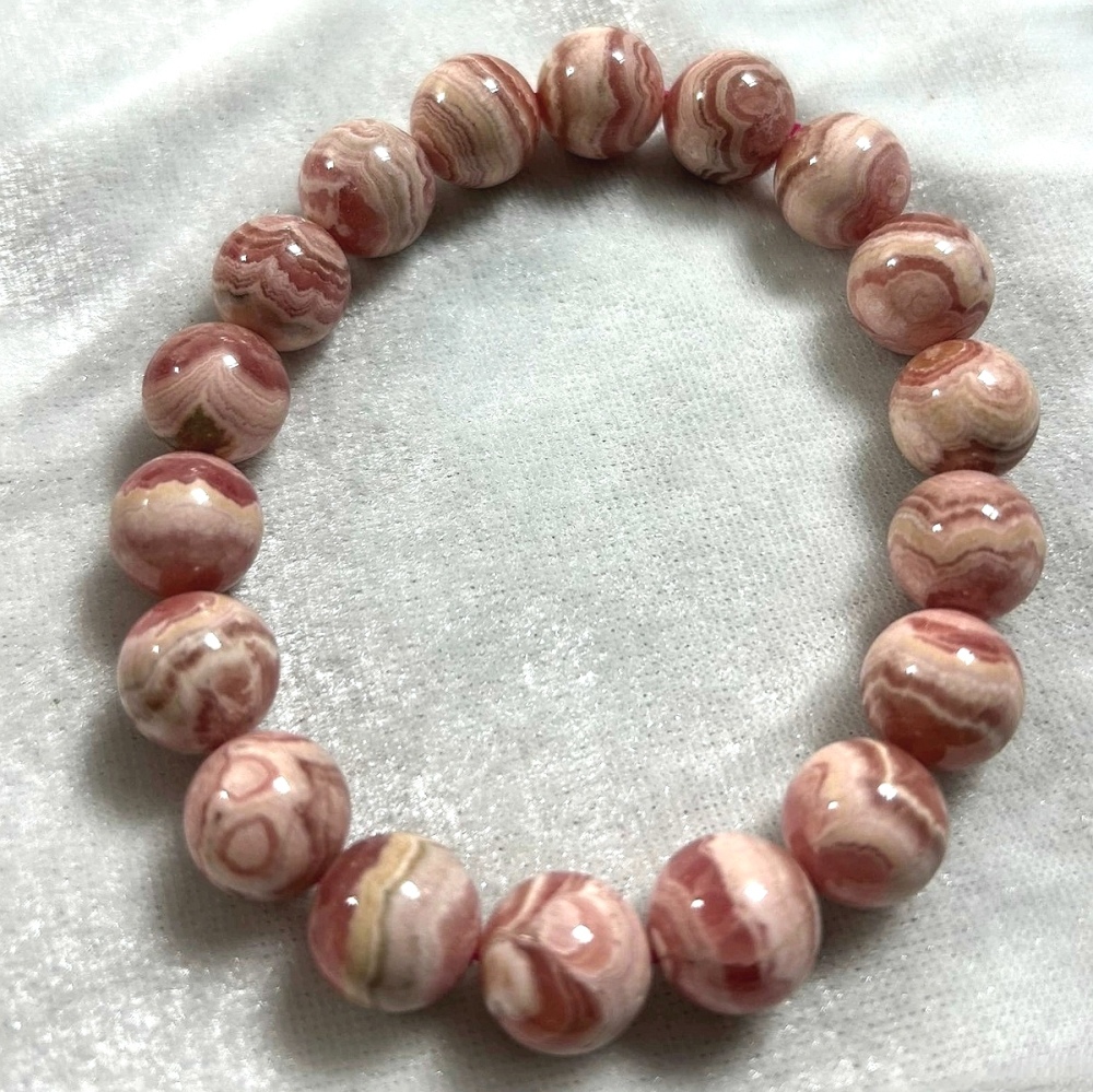 Genuine Natural Argentina Rhodochrosite beaded bracelet,Rhodochrosite bracelet,woman bracelet Bracelet gifts