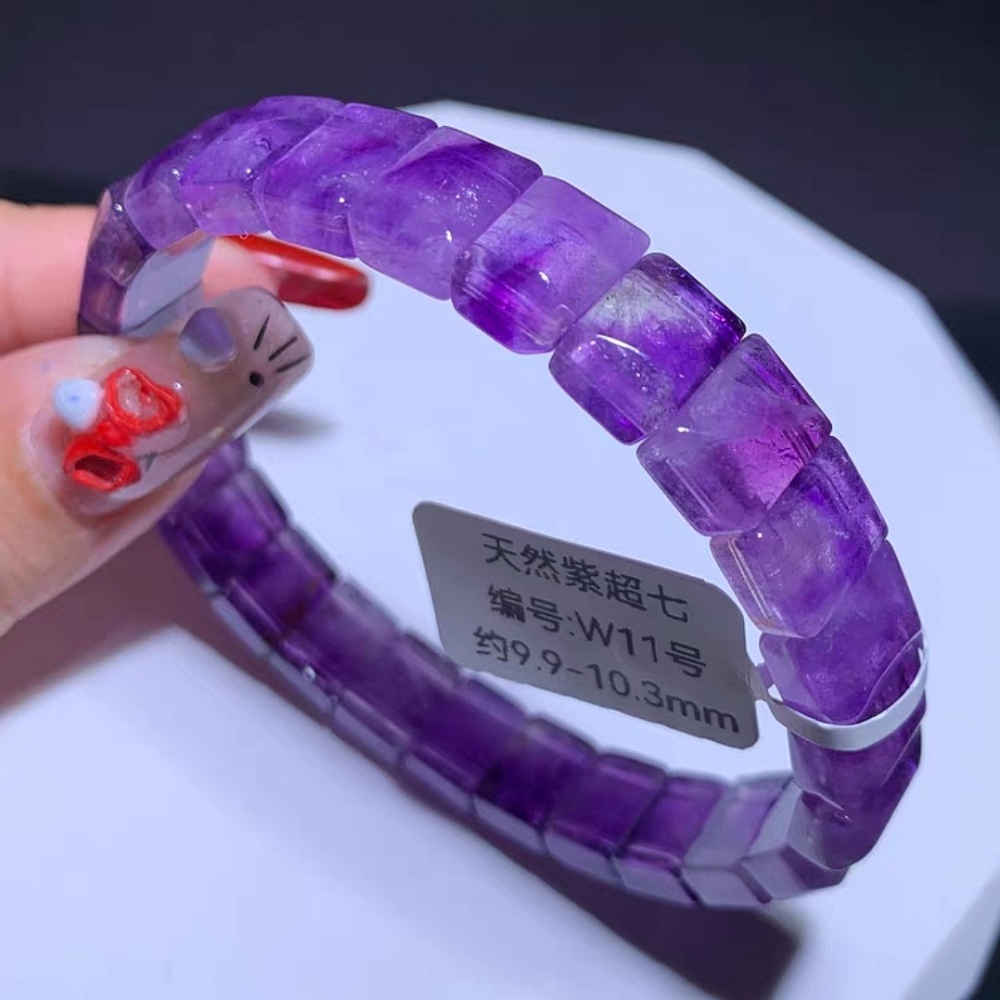 Amethyst Bracelet,Elegant Purple Gemstone Bracelet For Women,Girl Bracelet Jewelry Gift For Her