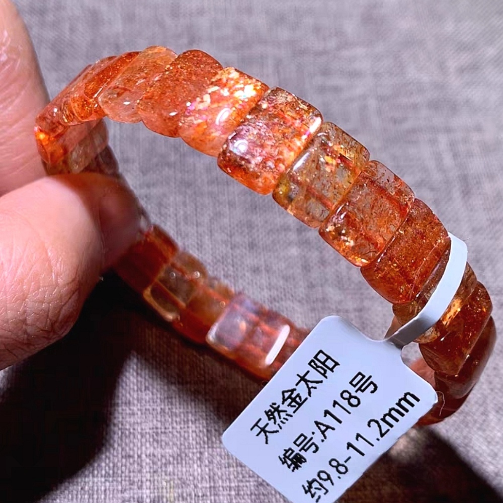 AAA Gorgeous Golden Sunstone Bracelet,Passion And Energy Gemstone bracelet For Women, Girl Bracelet Gift