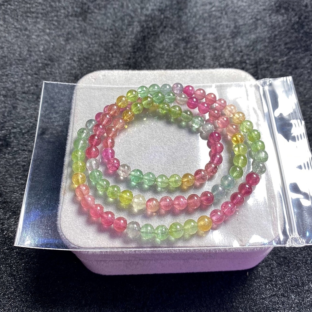 Unltra Gorgoues Tourmaline bracelet,AAAA ,Women Bracelet, Girl Bracelet,Birthday Gift ,Mother's day gift for her-5.6mm