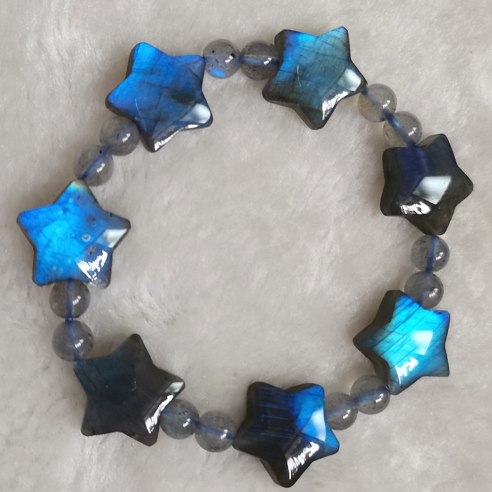 Ultra Gorgeous AAA Labradorite Bracelet Star Bracelet