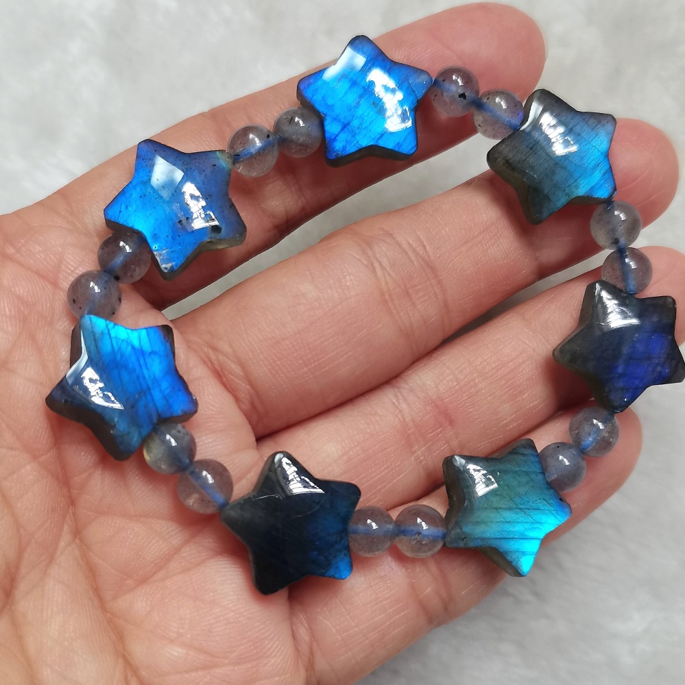 Ultra Gorgeous AAA Labradorite Bracelet Star Bracelet
