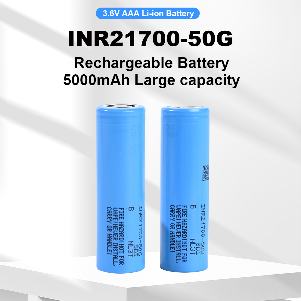 INR21700-50G 5000mAh Li-ion battery cells