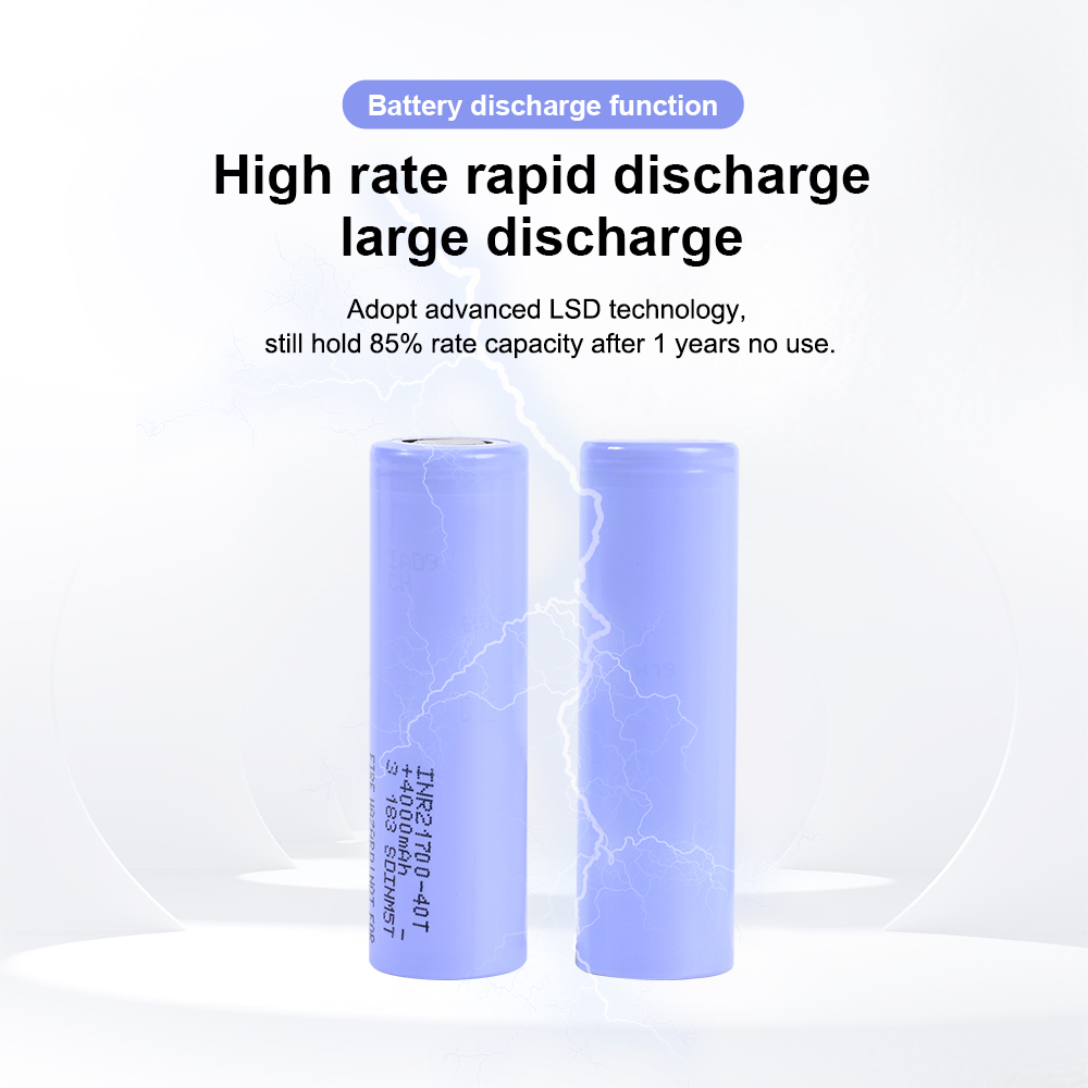 INR21700-40T 3.7V 4000mah (30A) Lithium-lon Battery