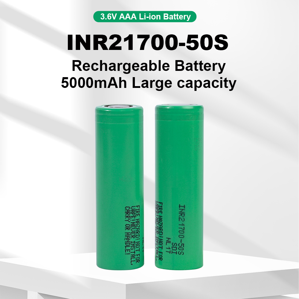 INR21700-50S 5000mAh 35A Lithium-lon Battery