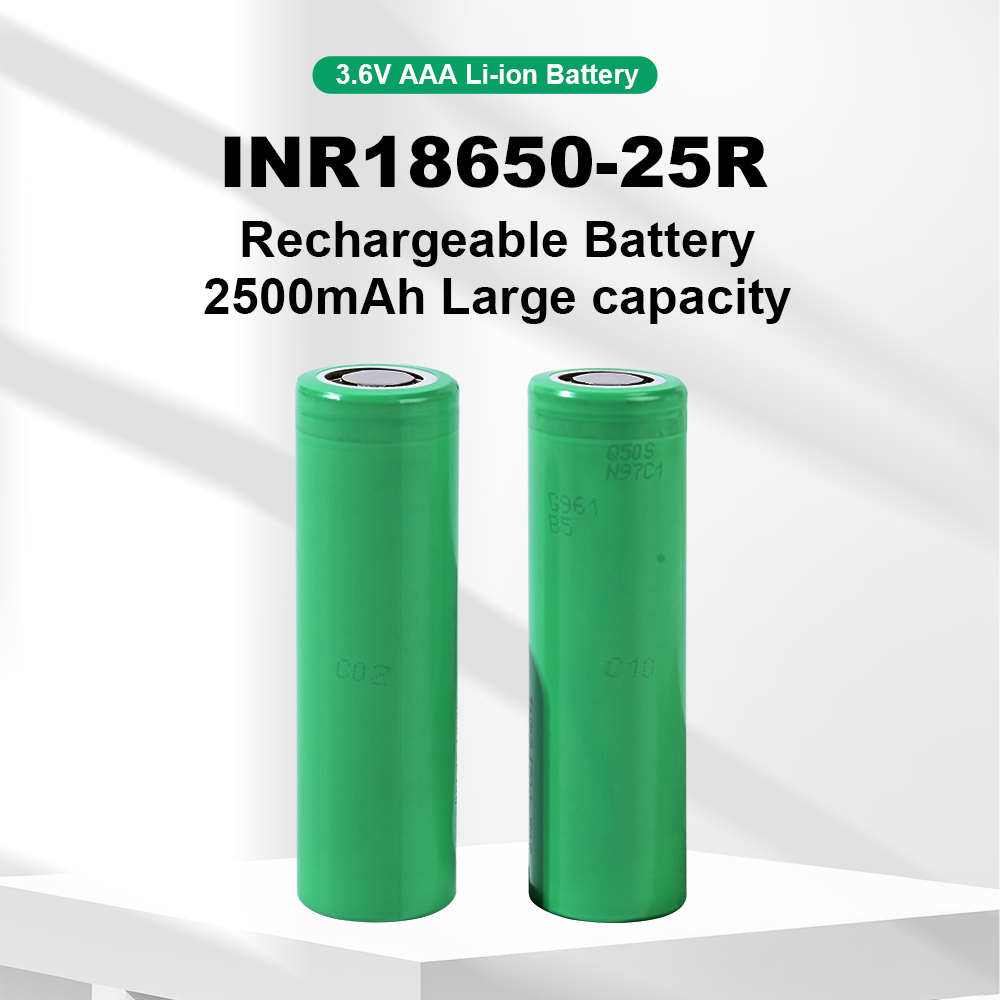 INR18650-25R 2500MAh Li-ion battery cells