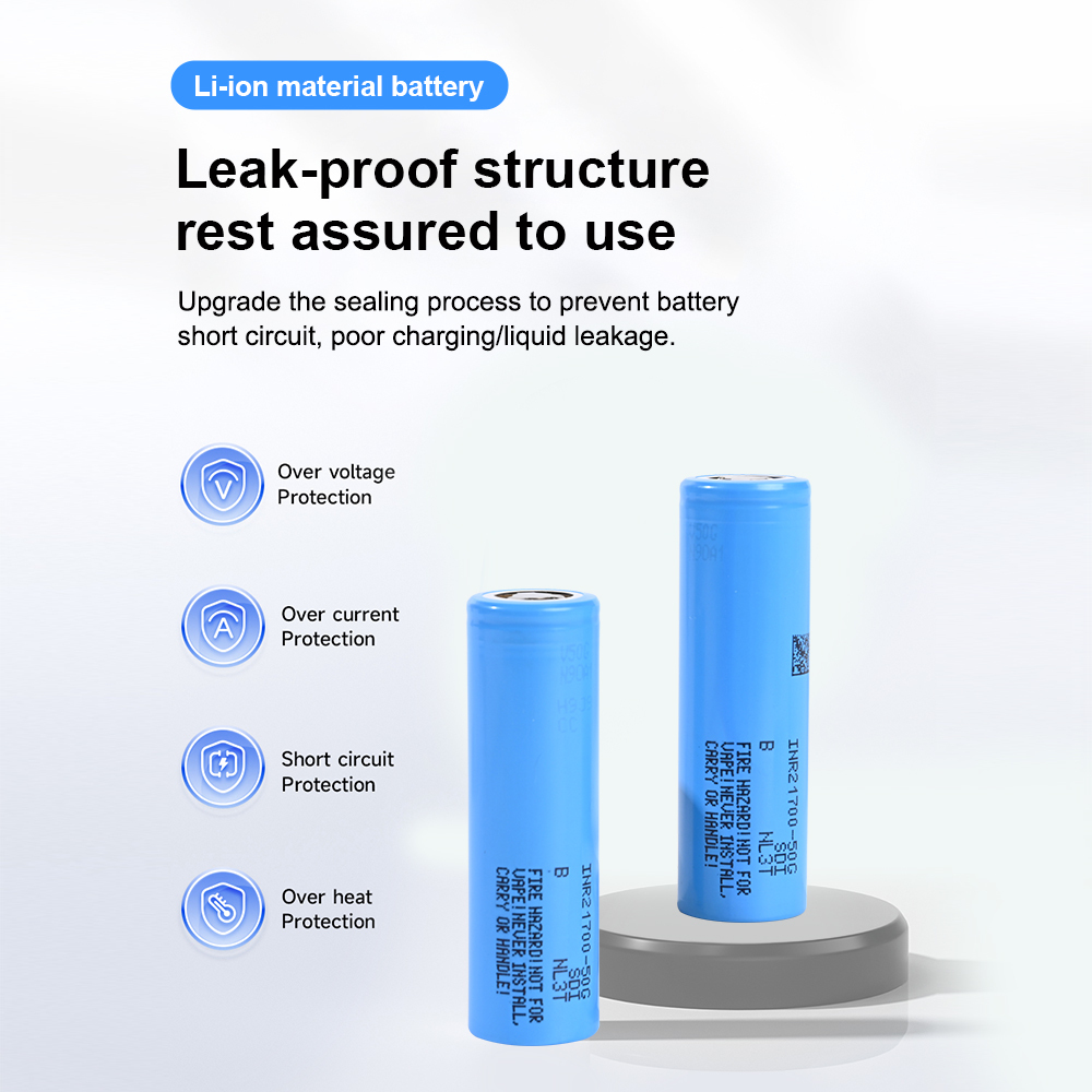 INR21700-50G 5000mAh Li-ion battery cells