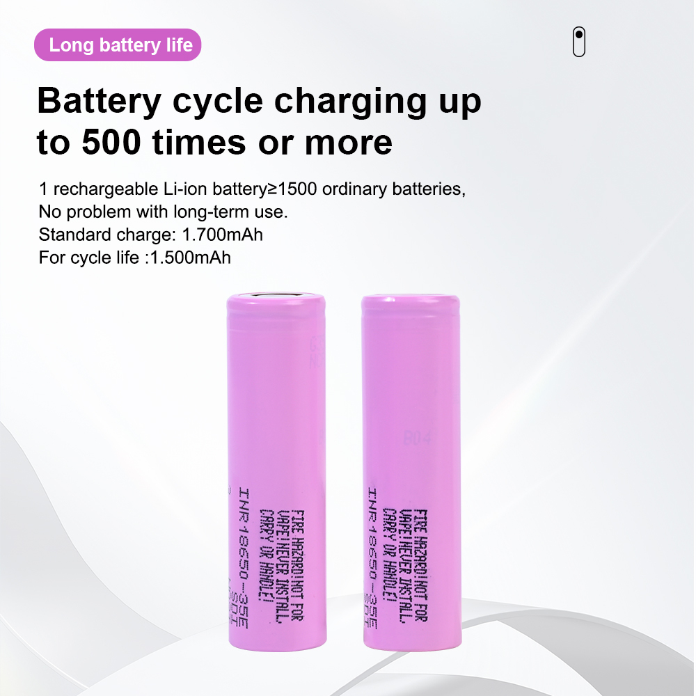 INR18650-35E 3500mAh  Lithium-lon Battery