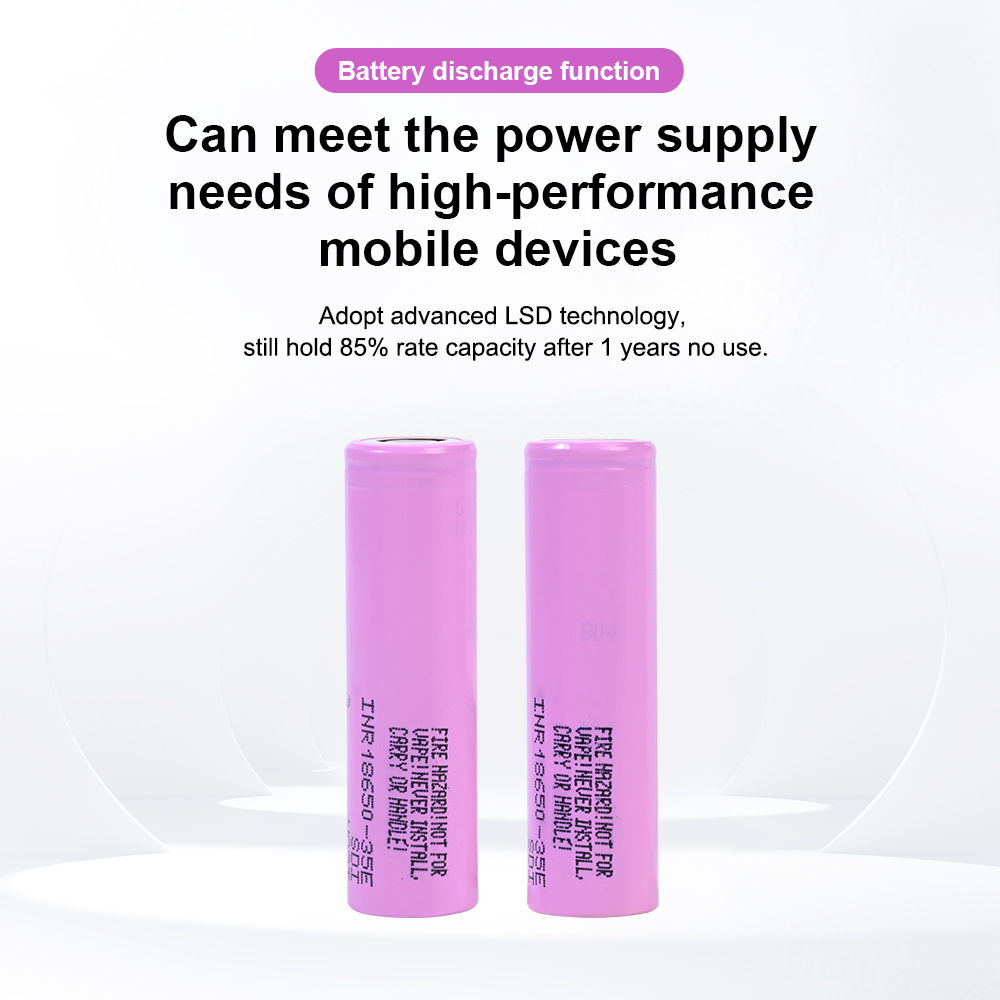 INR18650-35E 3500mAh  Lithium-lon Battery