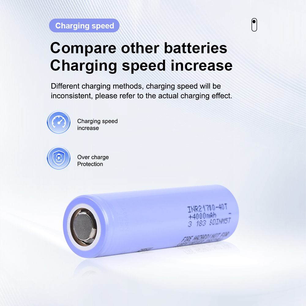 INR21700-40T 3.7V 4000mah (30A) Lithium-lon Battery
