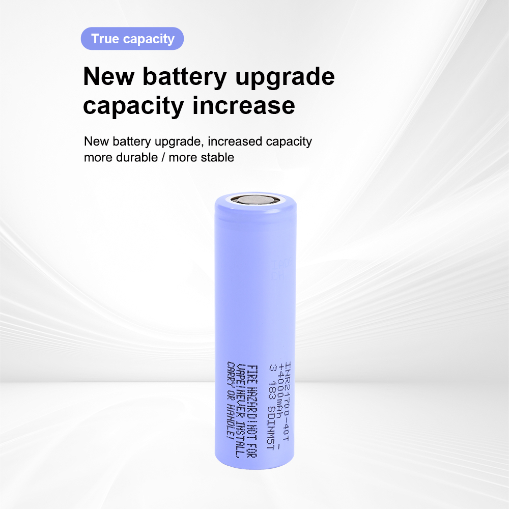 INR21700-40T 3.7V 4000mah (30A) Lithium-lon Battery