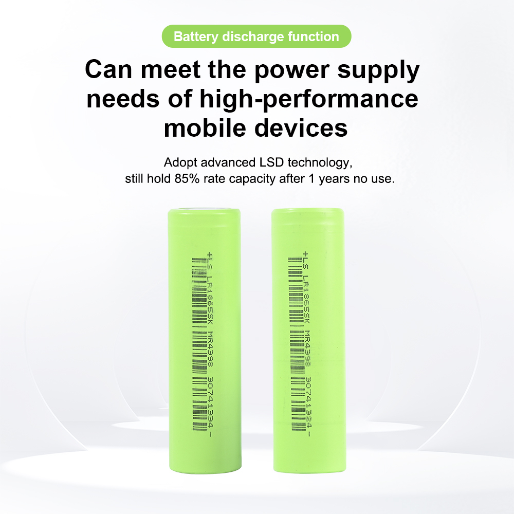 LR1865SK  2600mAh  Li-ion battery cells
