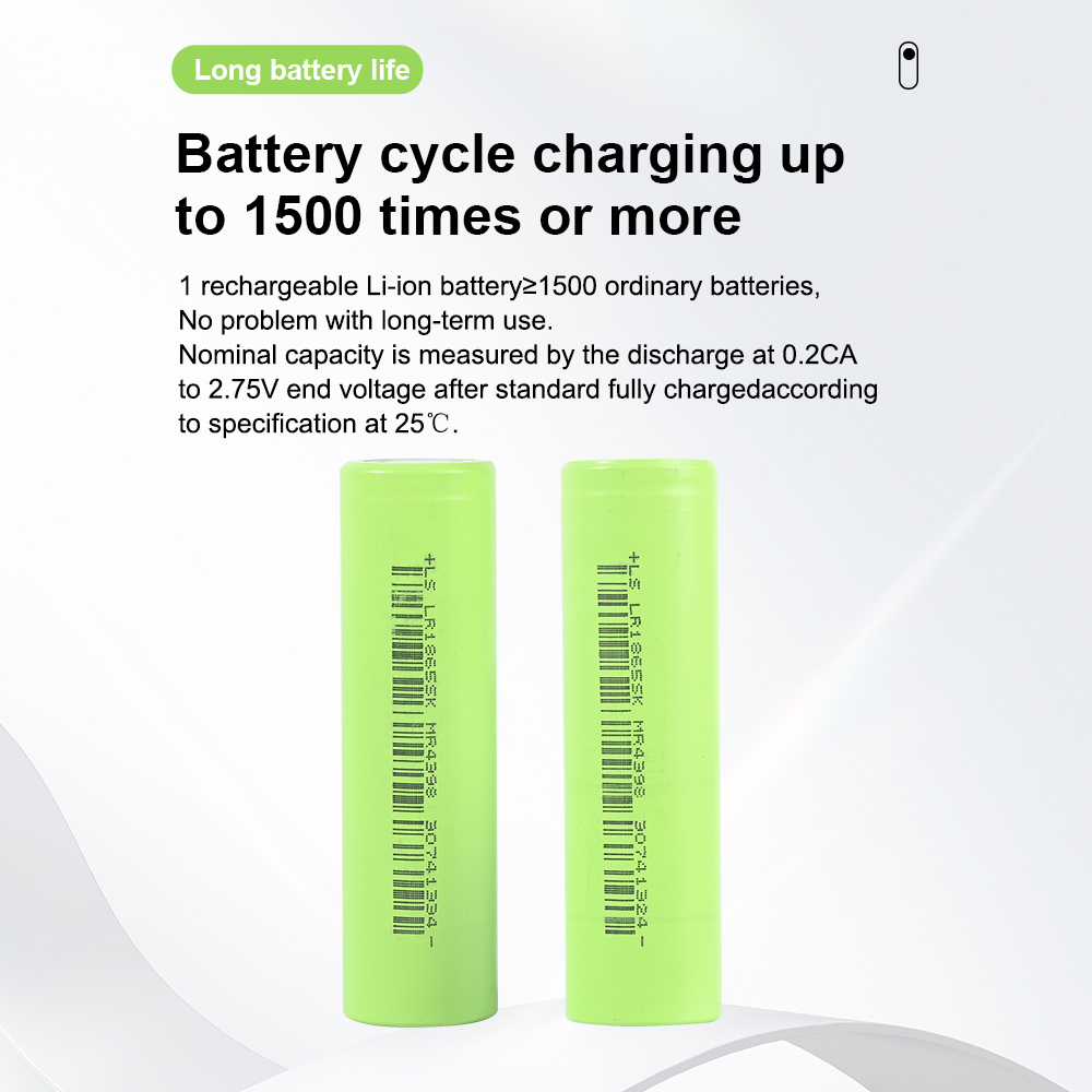 LR1865SK  2600mAh  Li-ion battery cells