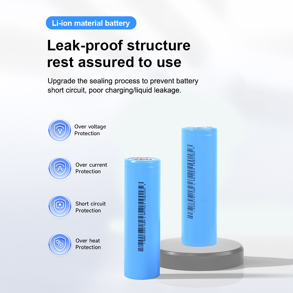 LR1865LA 2000mAh Li-ion battery cells