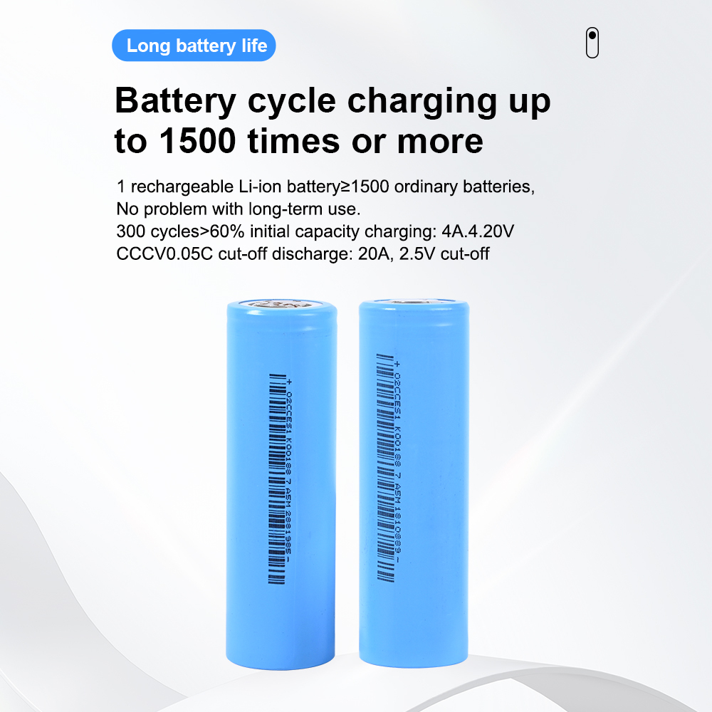 LR1865LA 2000mAh Li-ion battery cells