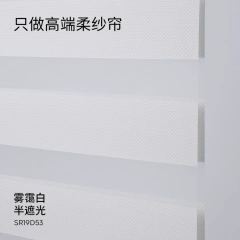 SR19D53 雾霭白半遮光