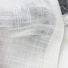 白色麻纱