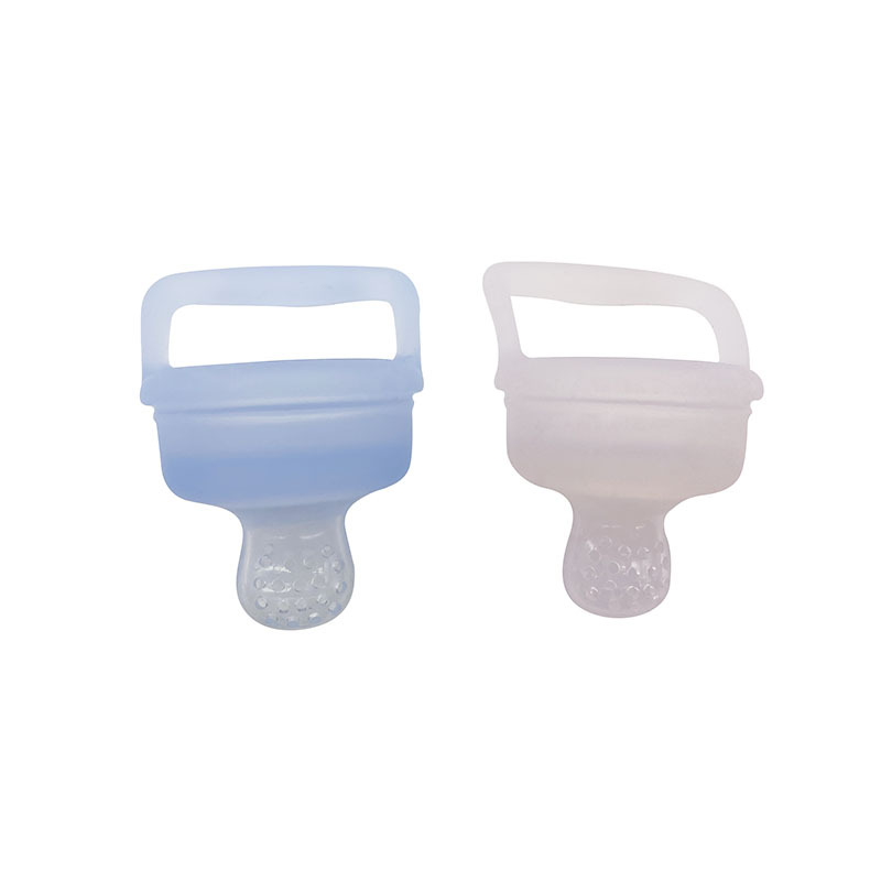 BT0041 Baby Fruit Food Feeder Pacifier, Silicone Pouches Mesh Sucker Teethers with Measuring Cup Type Protective Case,BPA Free