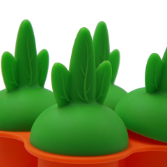 RU002 صانعة المصاصات على شكل جزرة | صانعة الثلج المصنوعة من السيليكون