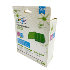 RU019 9 تجاويف قوالب الثلج المصنوعة من السيليكون