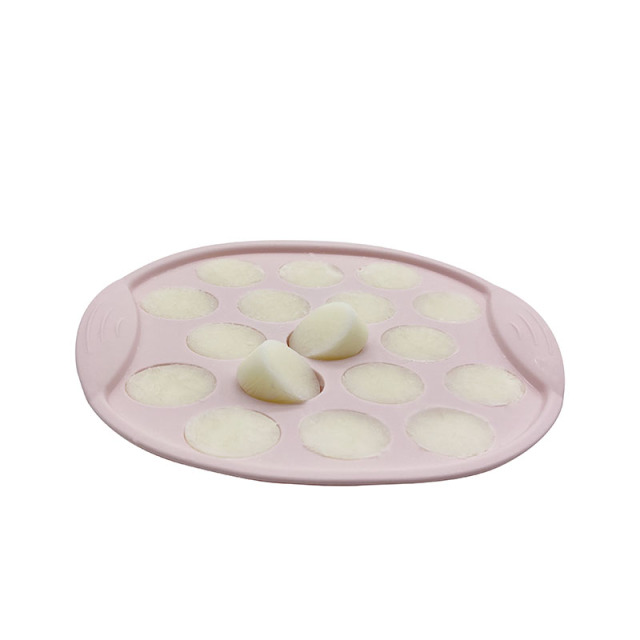 RU0020 Gefriertablett für Babynahrung, Silikonbehälter in perfekter Größe zur Aufbewahrung von Babynahrung für selbstgemachte Babynahrung, Muttermilch, Gemüse, Saft und Fruchtpürees