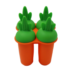 RU002 صانعة المصاصات على شكل جزرة | صانعة الثلج المصنوعة من السيليكون