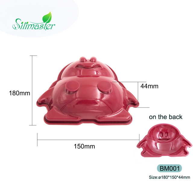 قالب كيك صغير على شكل طائر البطريق BM001 | قالب كيك سيليكون