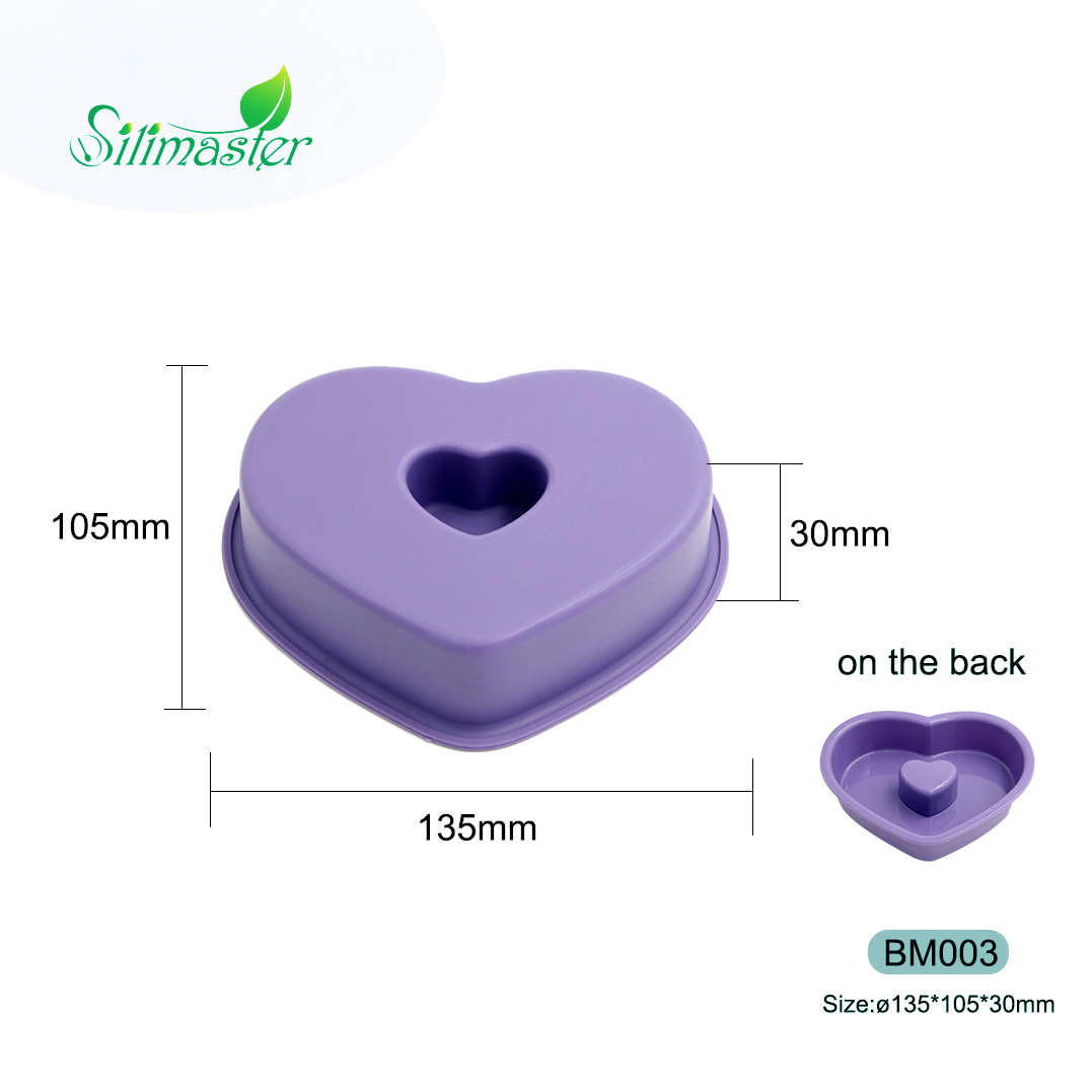BM003 Heart Mini Cake Pan | silicone cake pan