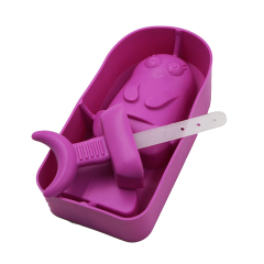 RU014 DIY Popsicle Mold for Kids BPA Free Reusable Easy Release Food Grade Silicone Ice Pop Maker,food grade silicone containers