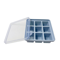 RU019 9 تجاويف قوالب الثلج المصنوعة من السيليكون