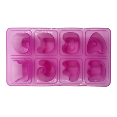 RU004 مكعبات ثلج لتخزين الطعام مكونة من 8 أحرف | مكعبات ثلج من السيليكون