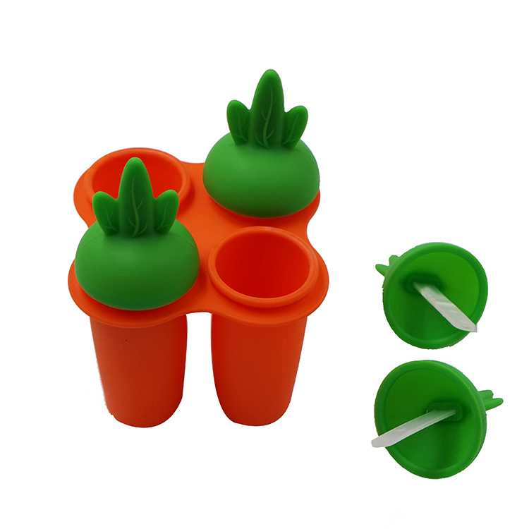 RU002 Carrot-shape popsicle maker | silicone ice maker