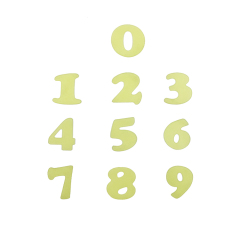 TS012 Silicone Sticky Letter and Numbers Set Educational baby toys | baby silicone toys