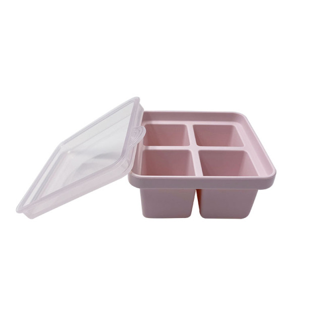 RU017 Food storage tray with lid | silicone tray with lid