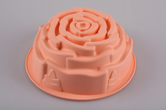 silicone cake pan | BM012 Rose Shape Cake Pan