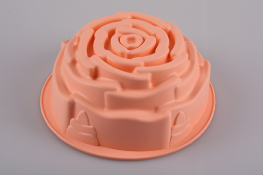 silicone cake pan | BM012 Rose Shape Cake Pan