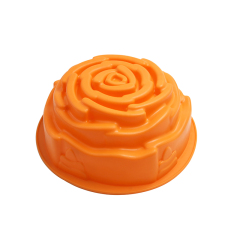 silicone cake pan | BM012 Rose Shape Cake Pan