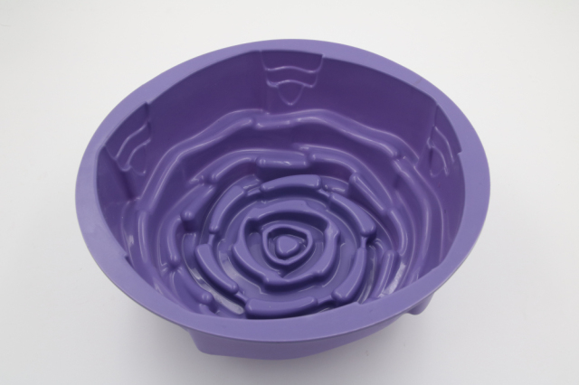 silicone cake pan | BM012 Rose Shape Cake Pan