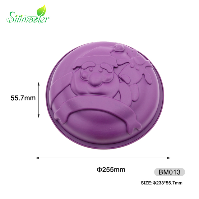 قالب كيك سيليكون | قالب كيك على شكل سانتا BM013