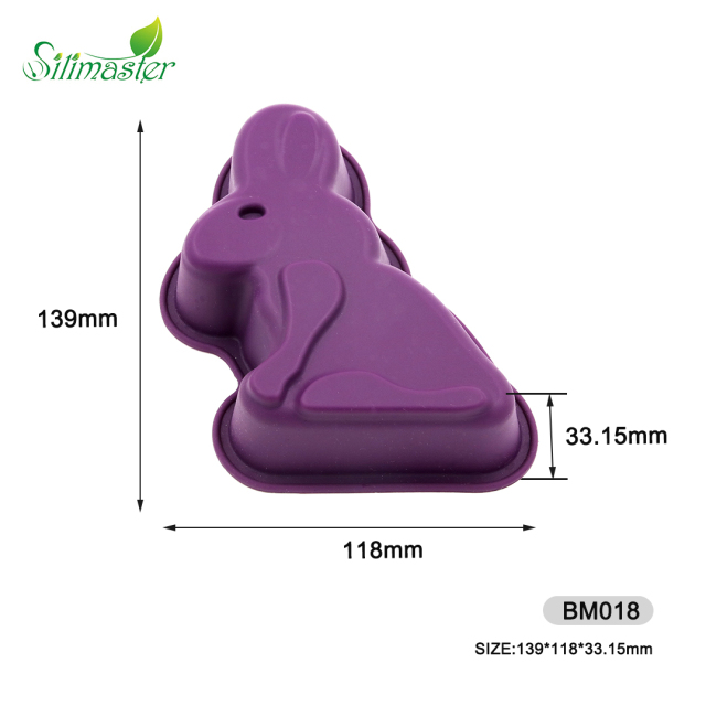 BM018 Rabbit Mini Cake Pan | silicone cake pan