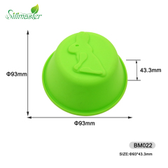 BM022 Rabbit Cup Cake Mould | silicone cake mould