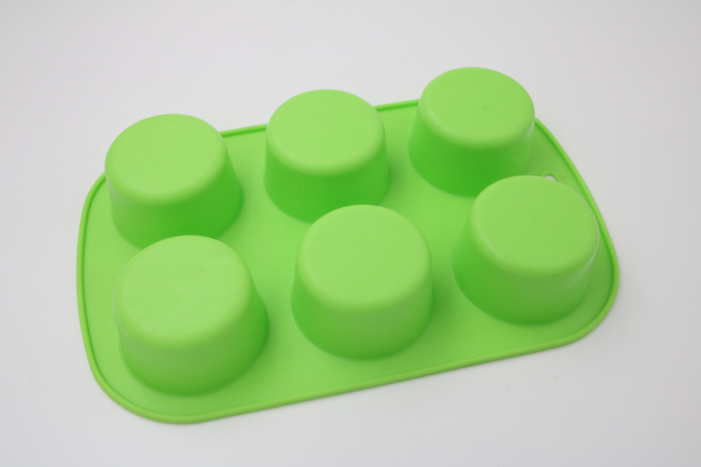 silicone muffin mold | BM026 6Cup Muffin Cake Pan