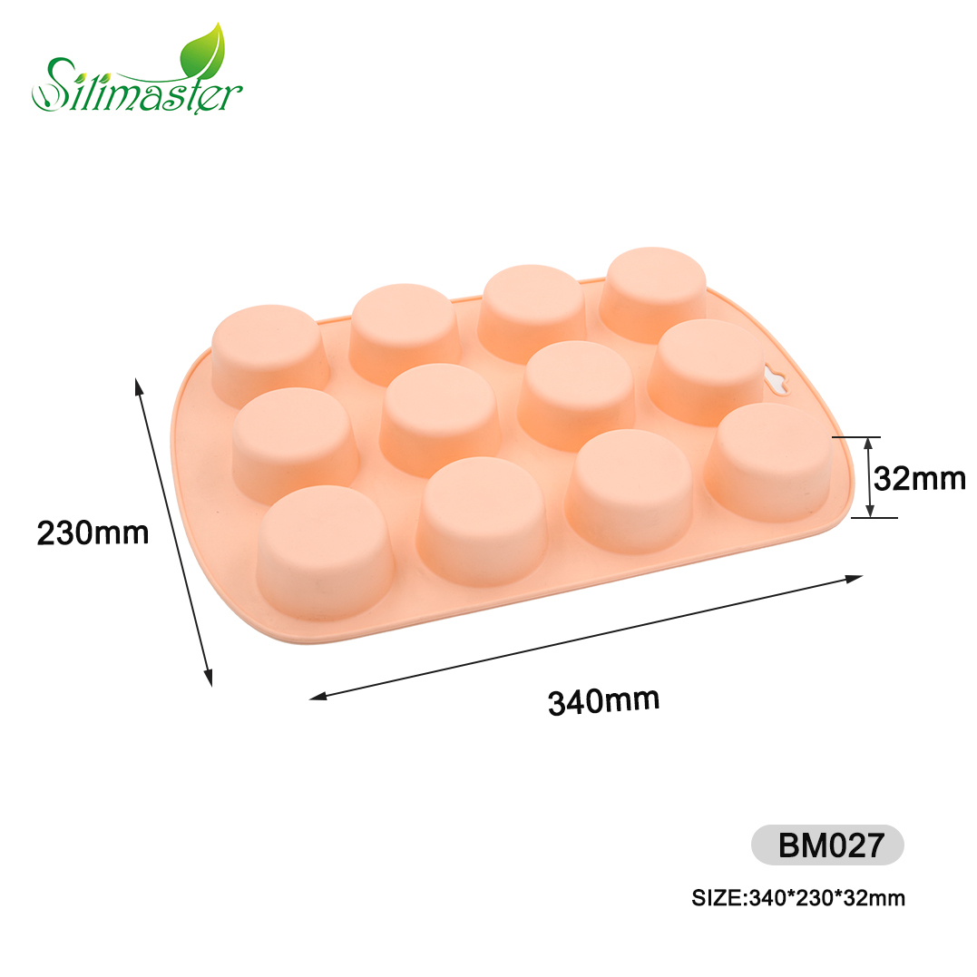 silicone muffin mold | BM027 12 Cup Muffin Cake Pan